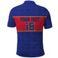 Custom Afro Haiti Football Polo Shirt Le Rouge et Bleu Sporty Style - African Pride