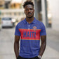 Custom Afro Haiti Football Polo Shirt Le Rouge et Bleu Sporty Style - African Pride