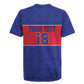 Custom Afro Haiti Football Rugby Jersey Le Rouge et Bleu Sporty Style - African Pride