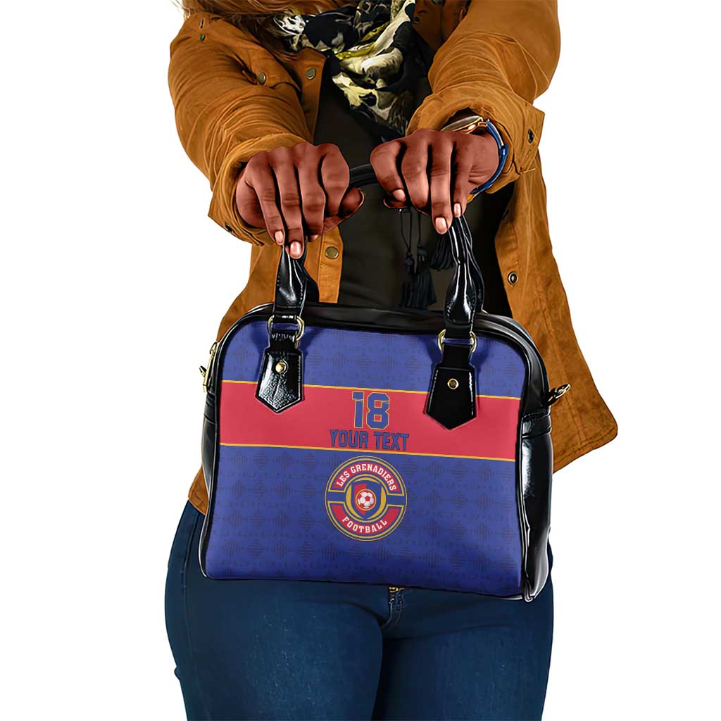 Custom Afro Haiti Football Shoulder Handbag Le Rouge et Bleu Sporty Style - African Pride