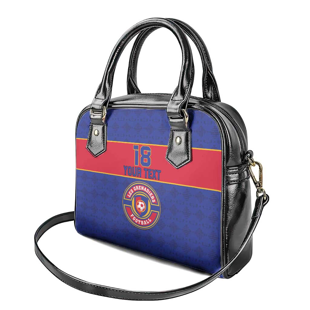 Custom Afro Haiti Football Shoulder Handbag Le Rouge et Bleu Sporty Style - African Pride