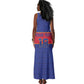 Custom Afro Haiti Football Tank Maxi Dress Le Rouge et Bleu Sporty Style - African Pride
