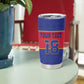 Custom Afro Haiti Football Tumbler Cup Le Rouge et Bleu Sporty Style - African Pride