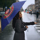 Custom Afro Haiti Football Umbrella Le Rouge et Bleu Sporty Style