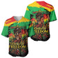 Juneteenth Rooted in Freedom Baseball Jersey Black Pride African Queen