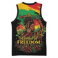 Juneteenth Rooted in Freedom Basketball Jersey Black Pride African Queen