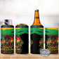 Juneteenth Rooted in Freedom 4 in 1 Can Cooler Tumbler Black Pride African Queen