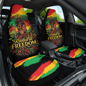 Juneteenth Rooted in Freedom Car Seat Cover Black Pride African Queen