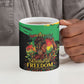 Juneteenth Rooted in Freedom Ceramic Mug Black Pride African Queen