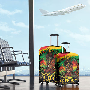 Juneteenth Rooted in Freedom Luggage Cover Black Pride African Queen