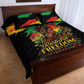 Juneteenth Rooted in Freedom Quilt Bed Set Black Pride African Queen