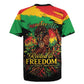Juneteenth Rooted in Freedom Rugby Jersey Black Pride African Queen
