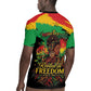 Juneteenth Rooted in Freedom Rugby Jersey Black Pride African Queen