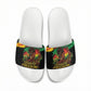 Juneteenth Rooted in Freedom Slide Sandals Black Pride African Queen