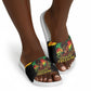 Juneteenth Rooted in Freedom Slide Sandals Black Pride African Queen