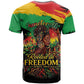 Juneteenth Rooted in Freedom T shirt Black Pride African Queen