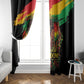 Juneteenth Rooted in Freedom Window Curtain Black Pride African Queen