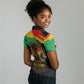 Juneteenth Rooted in Freedom Women Polo Shirt Black Pride African Queen