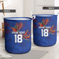 Haiti Heritage Football 2026 Custom Laundry Basket Hispaniolan Trogon Bird