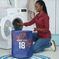 Haiti Heritage Football 2026 Custom Laundry Basket Hispaniolan Trogon Bird