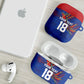 Haiti Heritage Football 2026 Custom AirPods Case Hispaniolan Trogon Bird