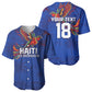 Haiti Heritage Football 2026 Custom Baseball Jersey Hispaniolan Trogon Bird