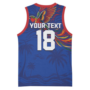 Haiti Heritage Football 2026 Custom Basketball Jersey Hispaniolan Trogon Bird