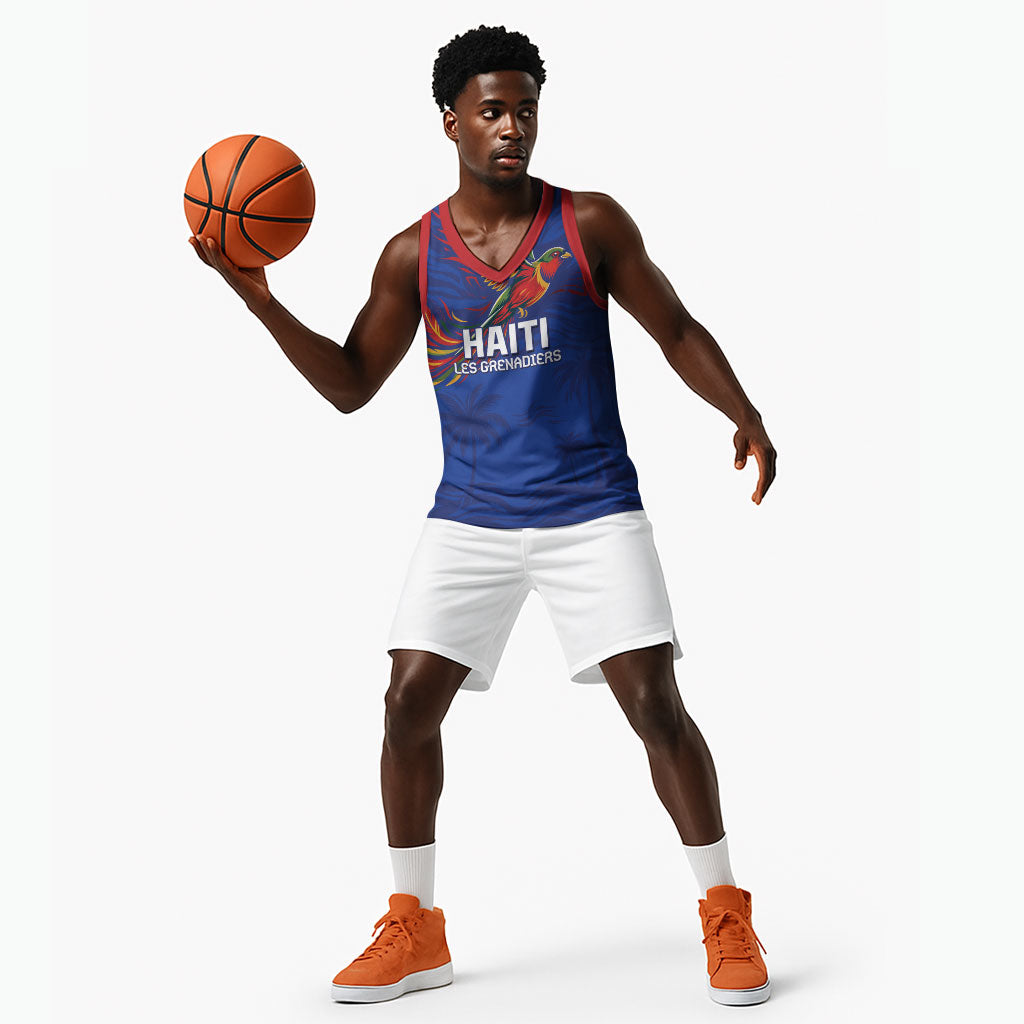 Haiti Heritage Football 2026 Custom Basketball Jersey Hispaniolan Trogon Bird