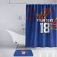 Haiti Heritage Football 2026 Custom Bathroom Set Hispaniolan Trogon Bird