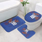 Haiti Heritage Football 2026 Custom Bathroom Set Hispaniolan Trogon Bird