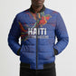 Haiti Heritage Football 2026 Custom Bomber Puffer Jacket Hispaniolan Trogon Bird