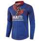 Haiti Heritage Football 2026 Custom Button Sweatshirt Hispaniolan Trogon Bird
