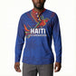 Haiti Heritage Football 2026 Custom Button Sweatshirt Hispaniolan Trogon Bird