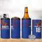 Haiti Heritage Football 2026 Custom 4 in 1 Can Cooler Tumbler Hispaniolan Trogon Bird
