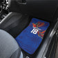 Haiti Heritage Football 2026 Custom Car Mats Hispaniolan Trogon Bird