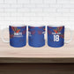 Haiti Heritage Football 2026 Custom Ceramic Mug Hispaniolan Trogon Bird