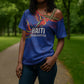 Haiti Heritage Football 2026 Custom Cross Shoulder Shirt Hispaniolan Trogon Bird