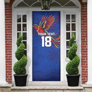 Haiti Heritage Football 2026 Custom Door Cover Hispaniolan Trogon Bird