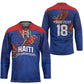Haiti Heritage Football 2026 Custom Hockey Jersey Hispaniolan Trogon Bird