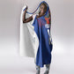Haiti Heritage Football 2026 Custom Hooded Blanket Hispaniolan Trogon Bird