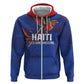 Haiti Heritage Football 2026 Custom Hoodie Hispaniolan Trogon Bird
