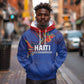 Haiti Heritage Football 2026 Custom Hoodie Hispaniolan Trogon Bird