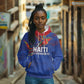 Haiti Heritage Football 2026 Custom Hoodie Hispaniolan Trogon Bird