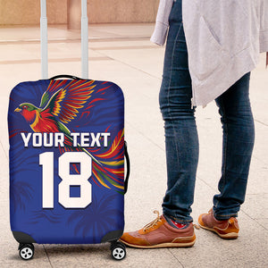 Haiti Heritage Football 2026 Custom Luggage Cover Hispaniolan Trogon Bird
