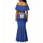 Haiti Heritage Football 2026 Custom Mermaid Dress Hispaniolan Trogon Bird