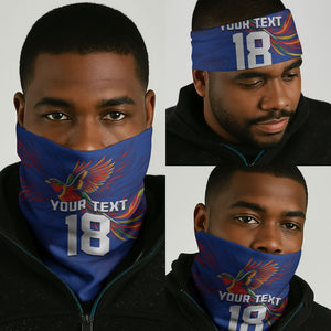 Haiti Heritage Football 2026 Custom Neck Gaiter Hispaniolan Trogon Bird