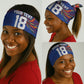 Haiti Heritage Football 2026 Custom Neck Gaiter Hispaniolan Trogon Bird