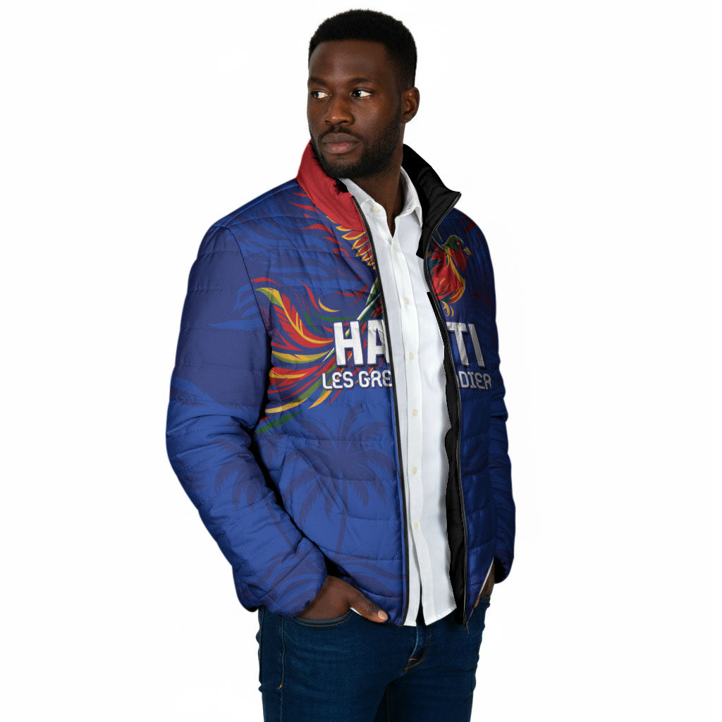 Haiti Heritage Football 2026 Custom Padded Jacket Hispaniolan Trogon Bird