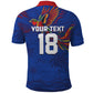 Haiti Heritage Football 2026 Custom Polo Shirt Hispaniolan Trogon Bird