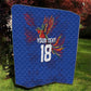 Haiti Heritage Football 2026 Custom Quilt Hispaniolan Trogon Bird